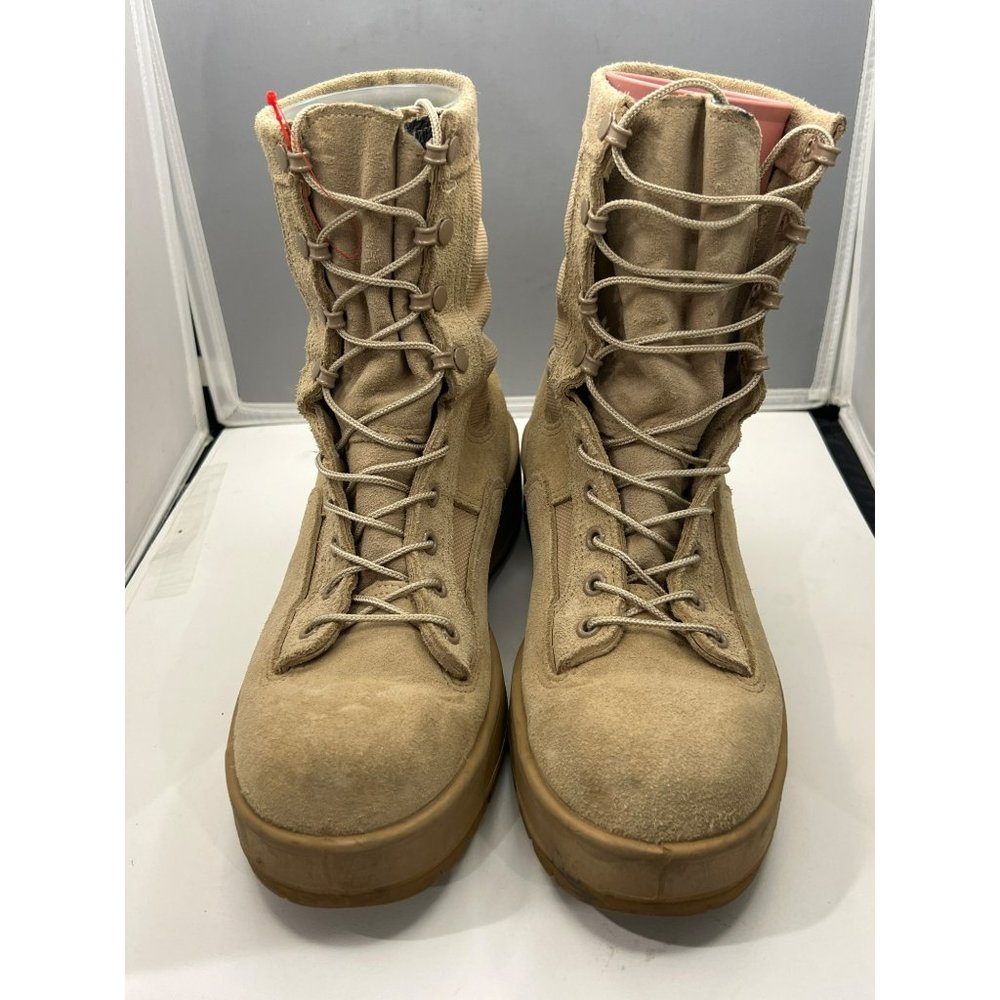 WELLCO Military Combat Boots SPMC1-12-D-1053 Army  Tan VIBRAM Size  9 R No box